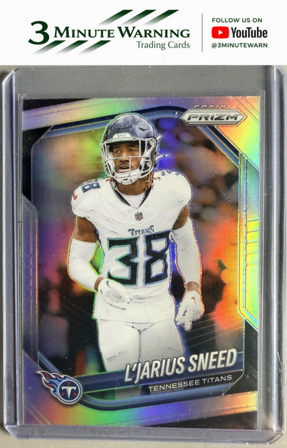 2025 Panini Prizm #24 L'Jarius Sneed Silver