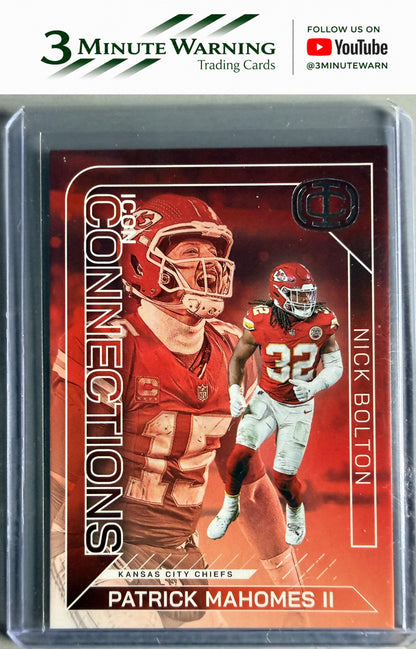 2025 Panini Authentically Mahomes  #IC-23 Patrick Mahomes II / Nick Bolton
