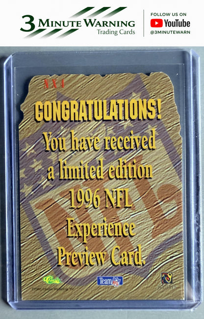 1995 Classic Images Limited Live #NX4 Rashaan Salaam Sculpted Previews