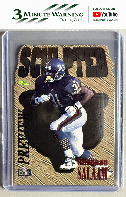 1995 Classic Images Limited Live #NX4 Rashaan Salaam Sculpted Previews