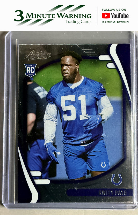2021 Panini Absolute #150 Kwity Paye Retail