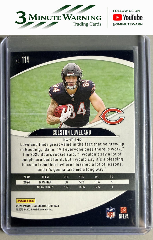 2025 Panini Absolute #114 Colston Loveland Retail