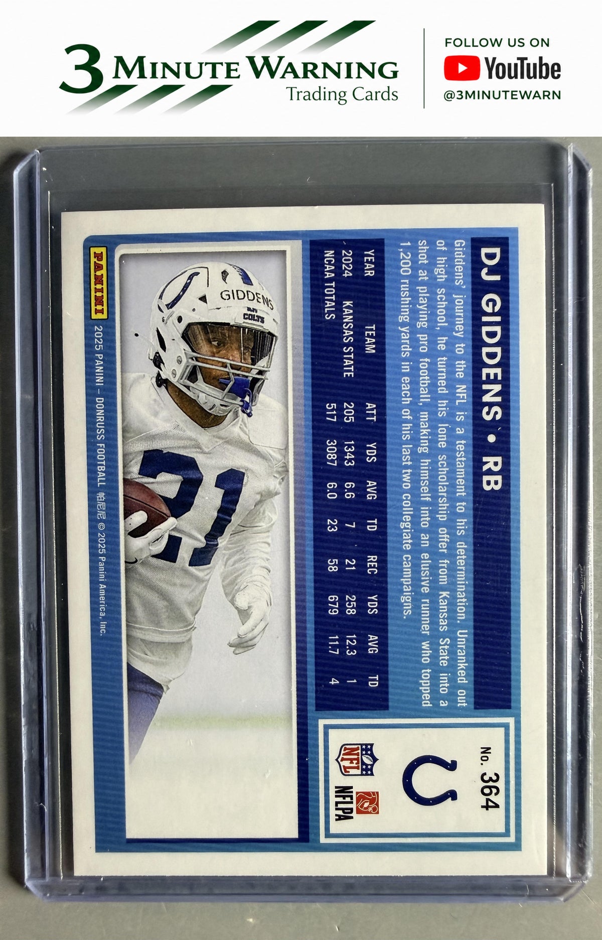 2025 Donruss #364 DJ Giddens