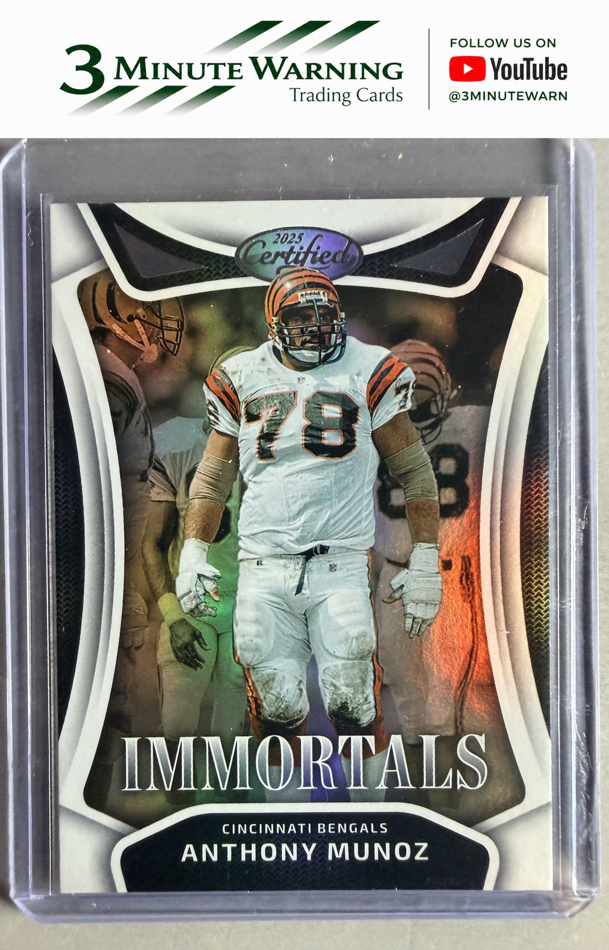 2025 Panini Certified #IM-AMZ Anthony Munoz Immortals