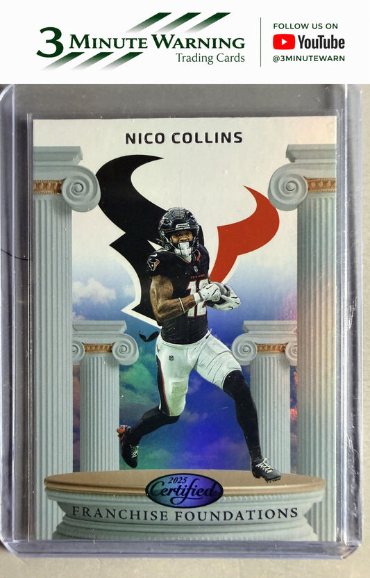 2025 Panini Certified #FFO-NCS Nico Collins Franchise Foundations