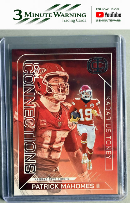 2025 Panini Authentically Mahomes  #IC-13 Patrick Mahomes II / Kadarius Toney
