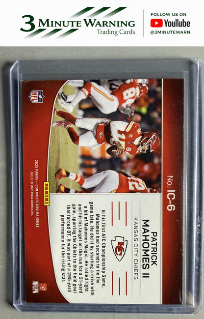 2025 Panini Authentically Mahomes Icon Collection - #IC-6 Patrick Mahomes II