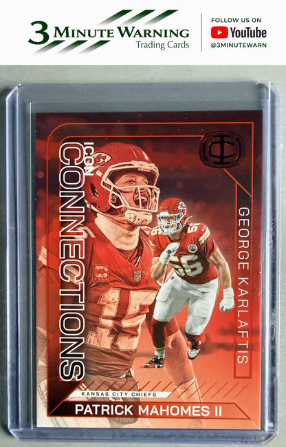2025 Panini #IC-21 Patrick Mahomes II / George Karlaftis