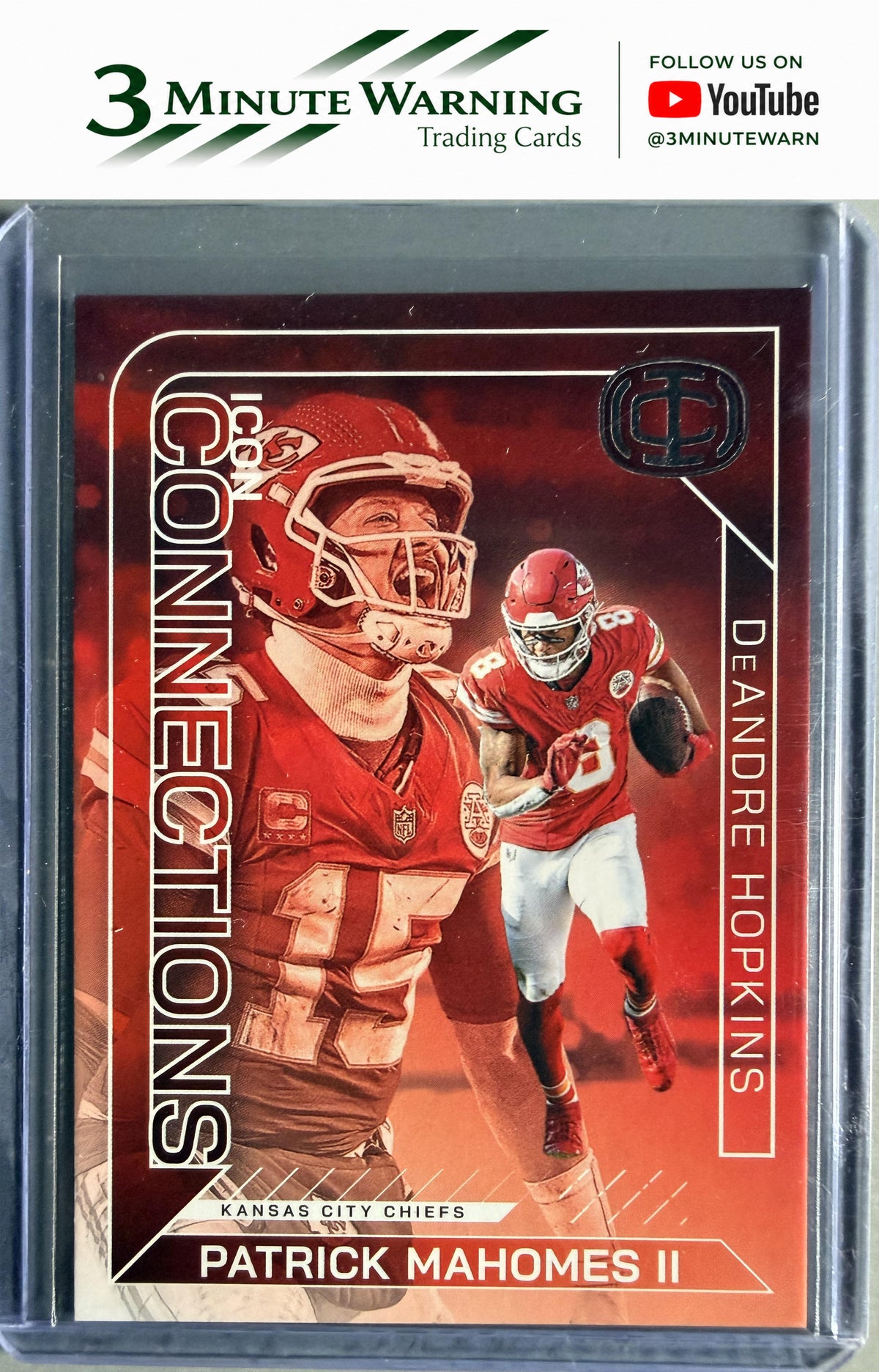 2025 Panini Authentically #IC-3 Patrick Mahomes II / DeAndre Hopkins