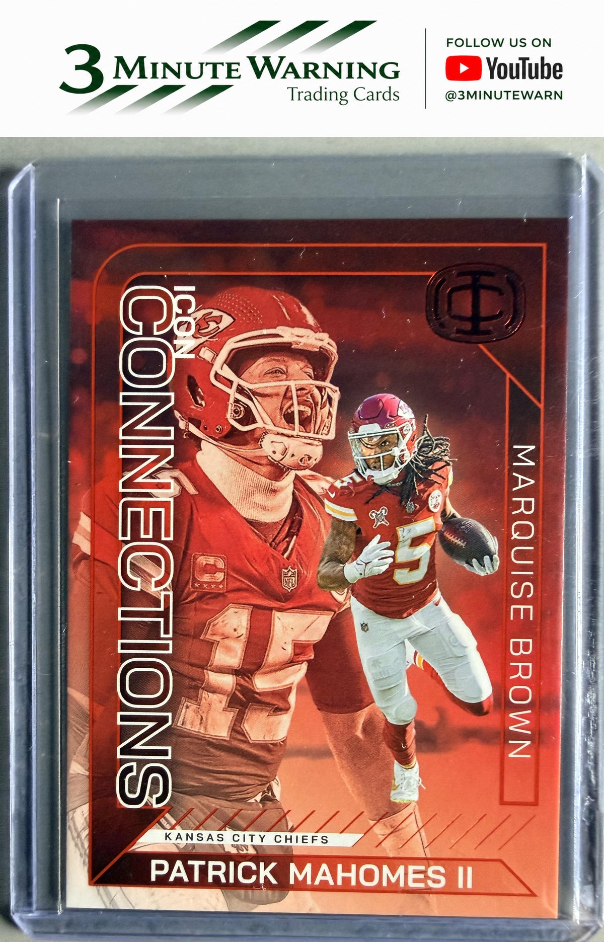 2025 Panini Authentically #IC-11 Patrick Mahomes II / Marquise Brown
