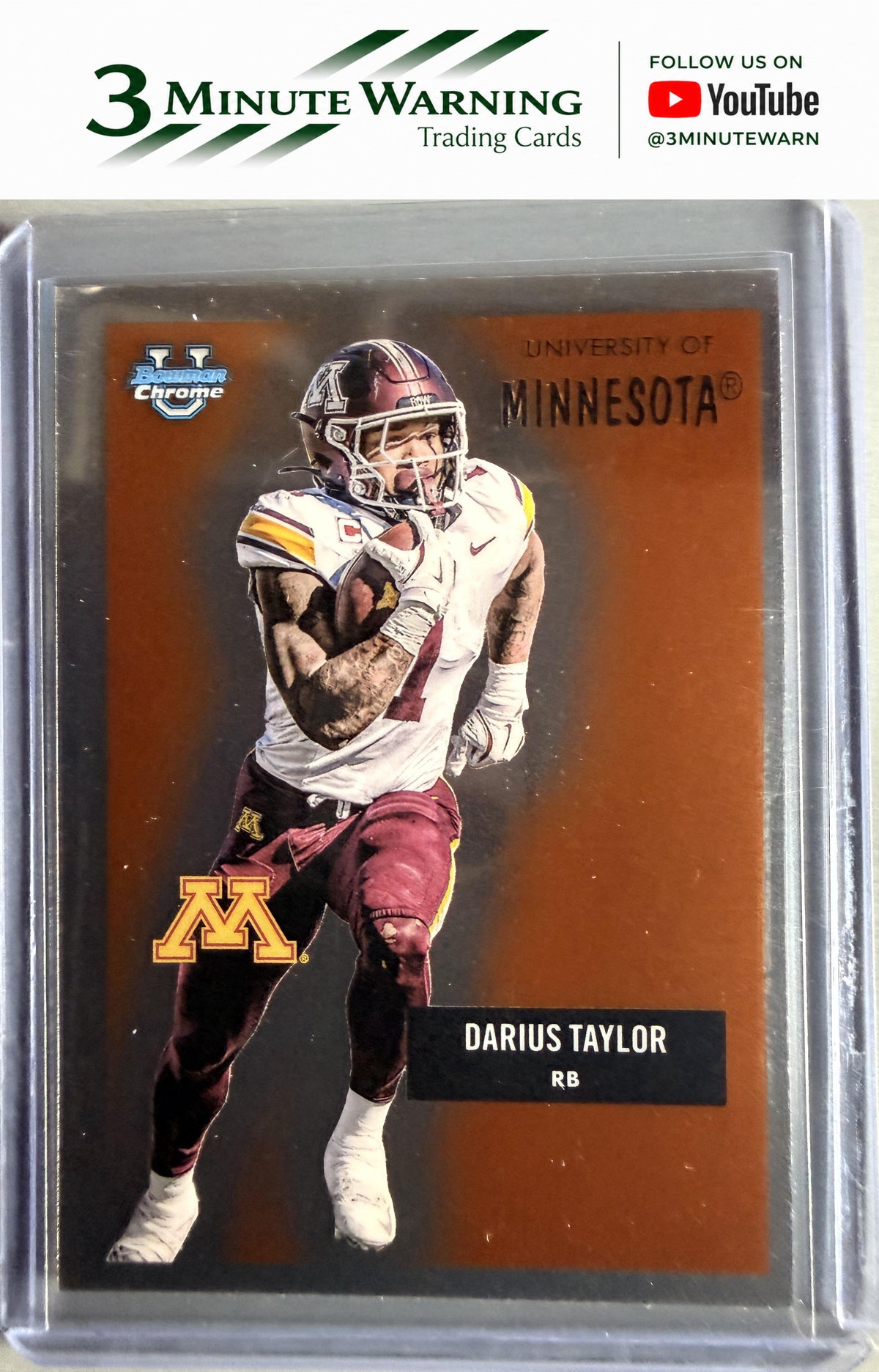 2025 Bowman University Chrome #55AV-8 Darius Taylor 1955 Bowman Football