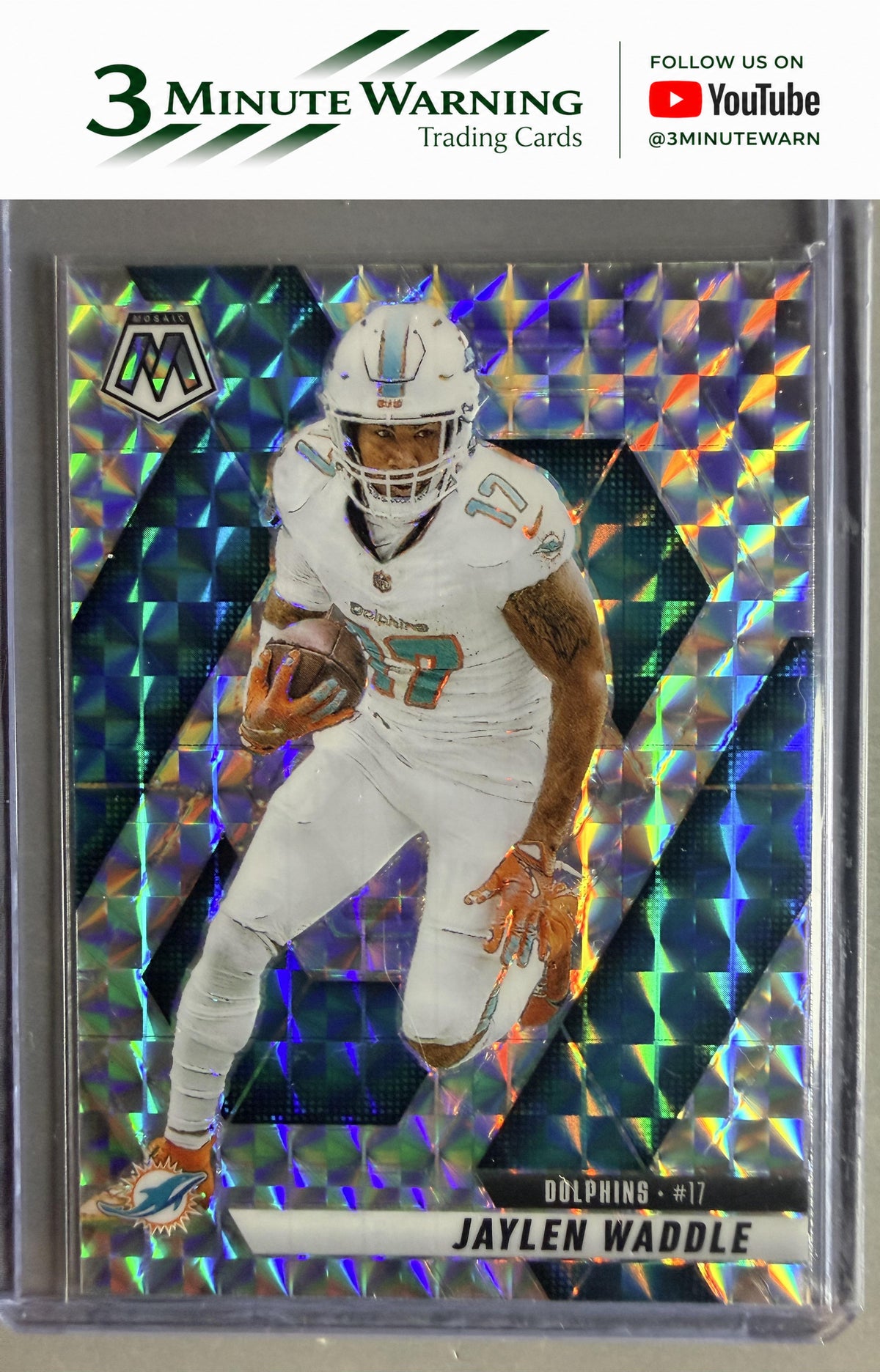 2025 Panini Mosaic #155 Jaylen Waddle Mosaic
