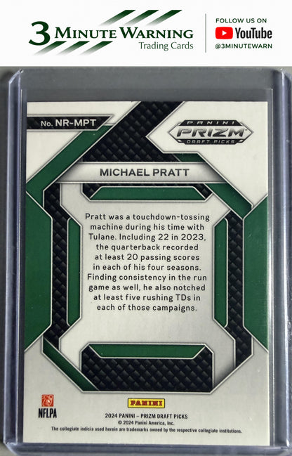 2024 Panini Prizm Draft Picks #NR-MPT Michael Pratt New Recruits