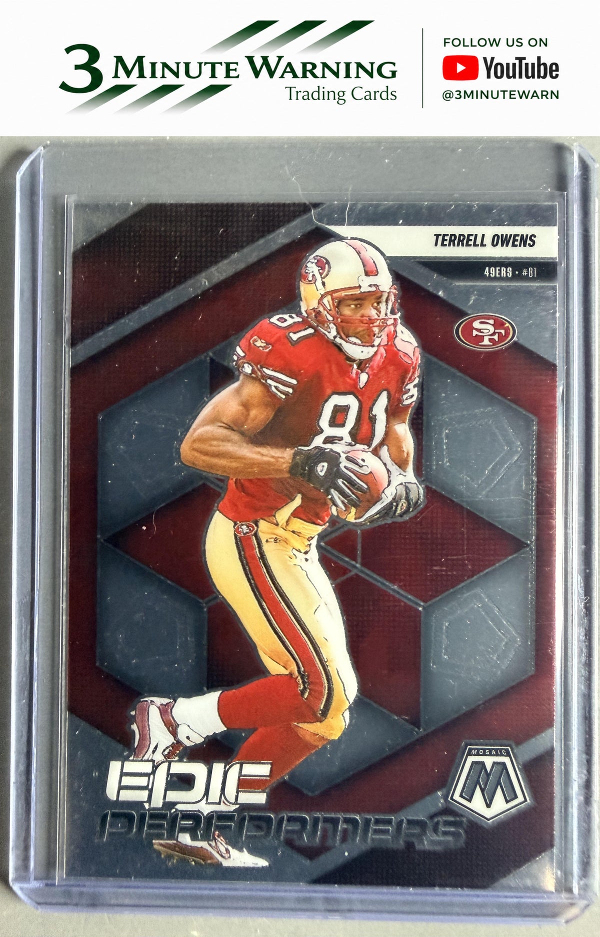 2025 Panini Mosaic #18 Terrell Owens Epic Performers