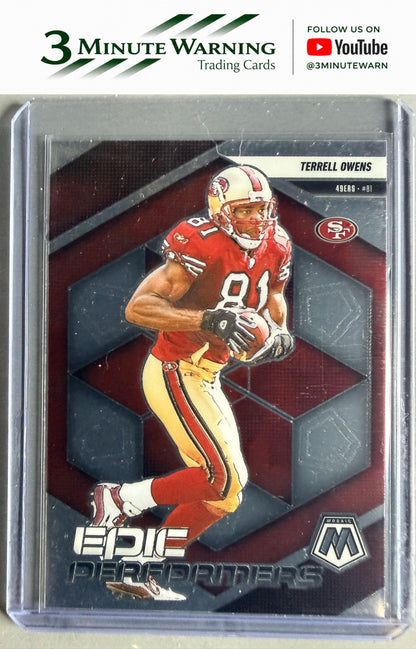 2025 Panini Mosaic #18 Terrell Owens Epic Performers