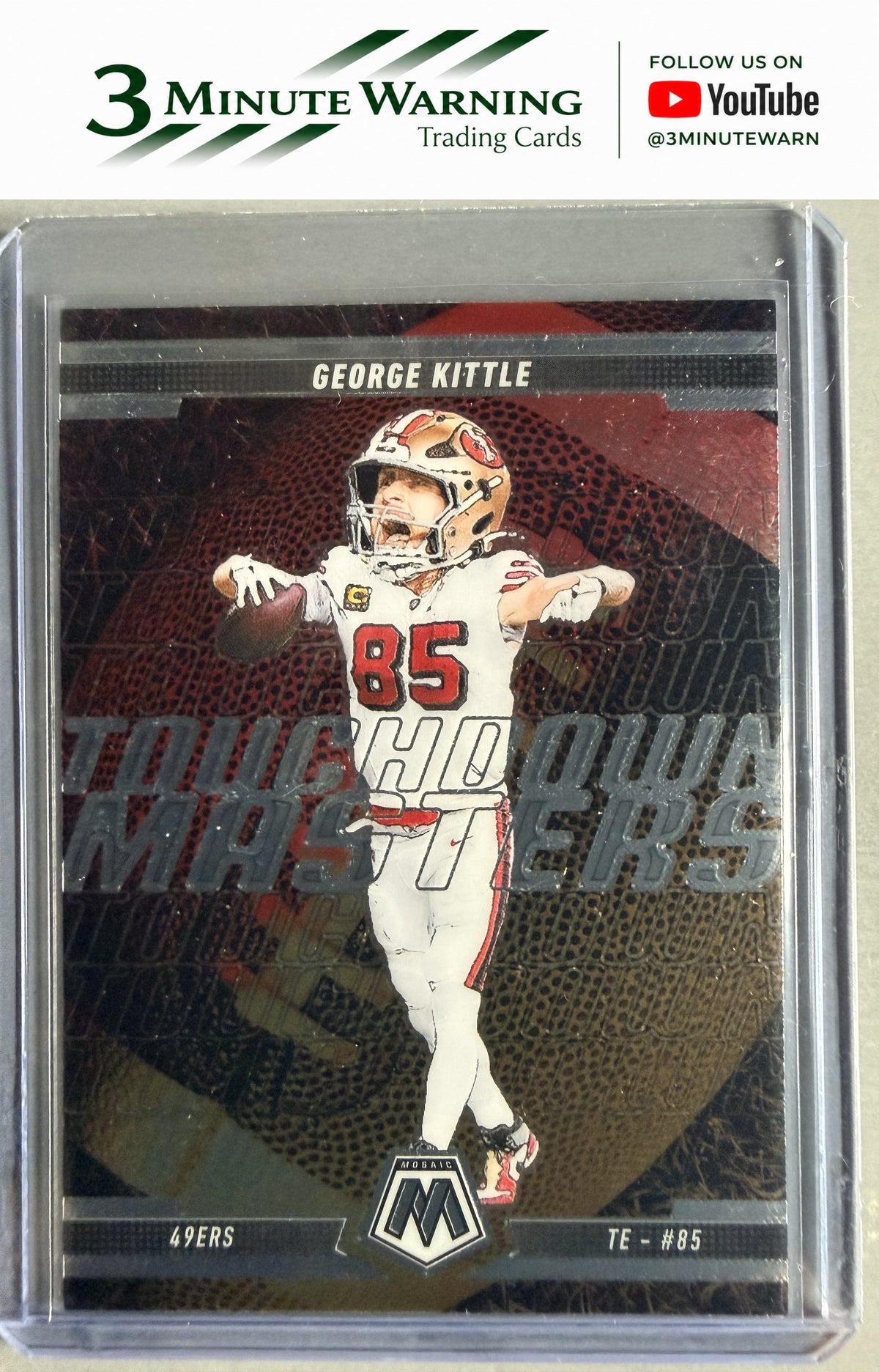2025 Panini Mosaic #14 George Kittle Touchdown Masters
