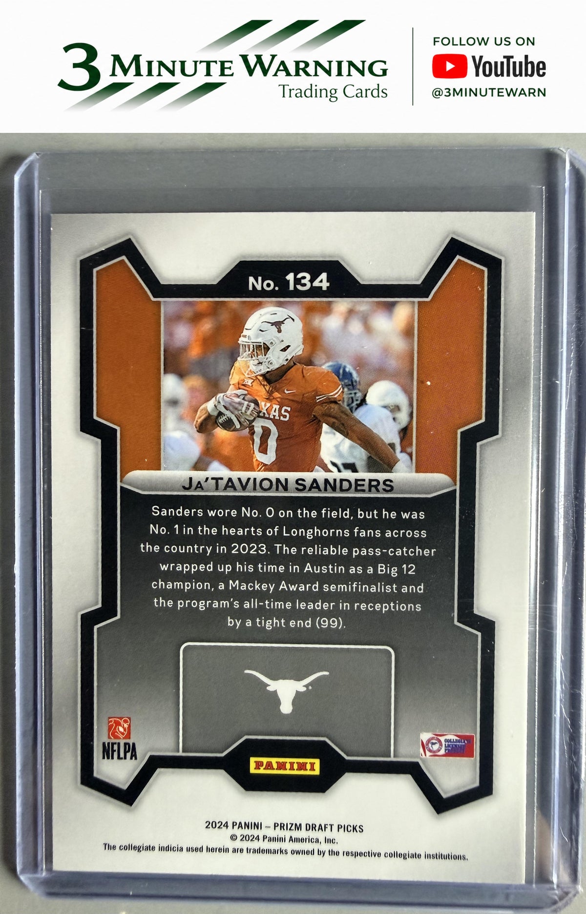 2024 Panini Prizm Draft Picks #134 Ja'Tavion Sanders