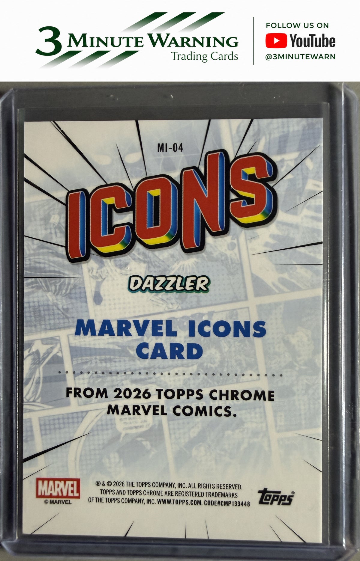 2026 Topps Chrome Marvel #MI-04 Dazzler Icons