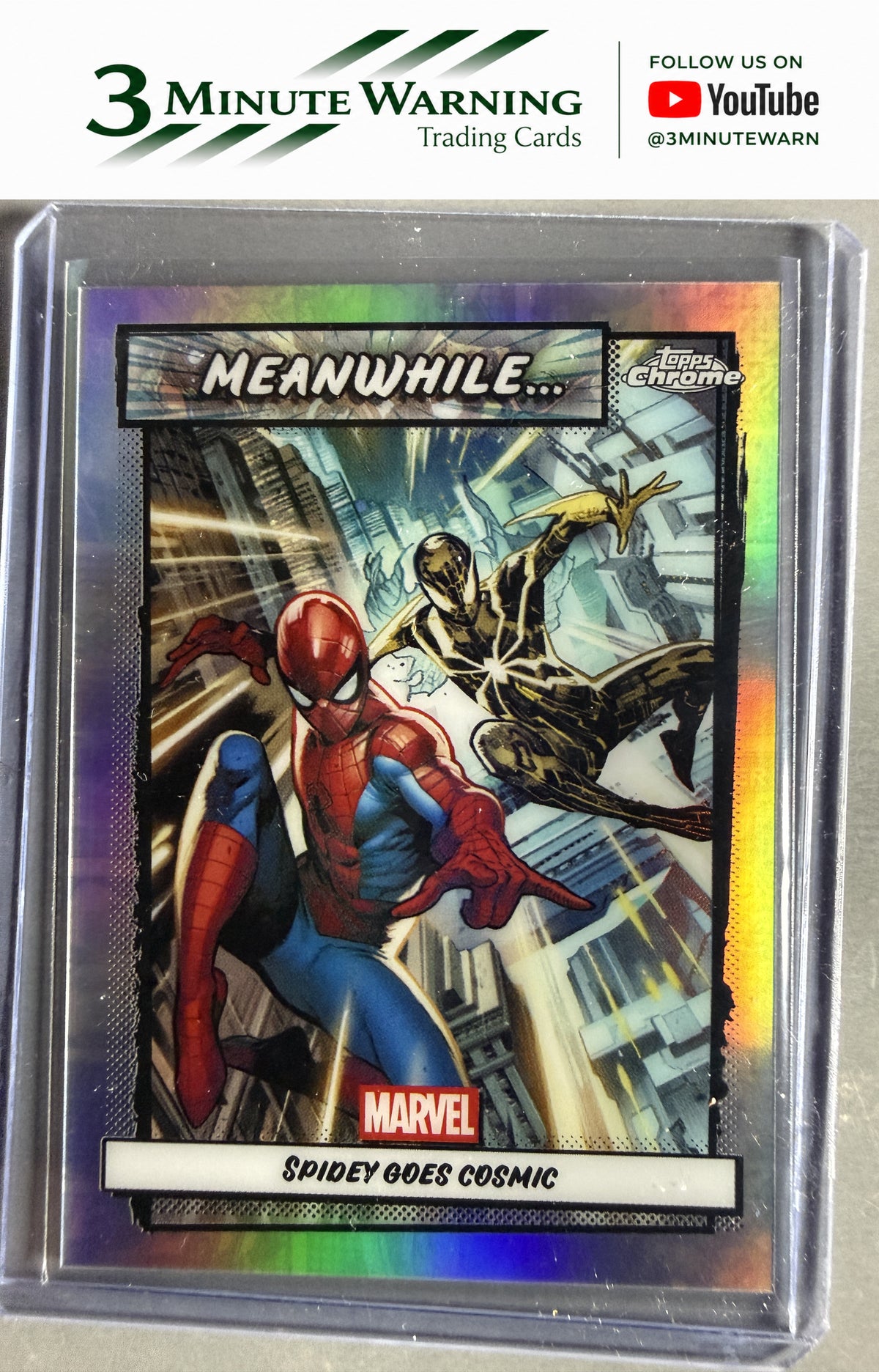 2026 Topps Chrome Marvel #MW-11 Spider Man Meanwhile