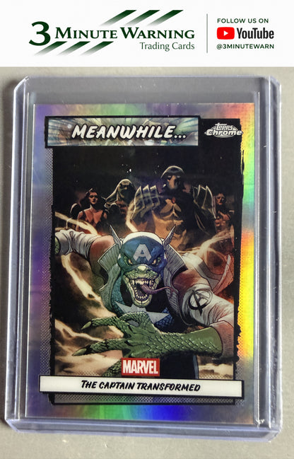 2026 Topps Chrome Marvel #MW-09 Captain America Meanwhile