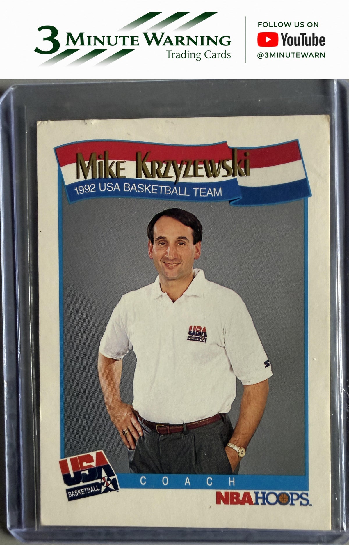 1991-92 Hoops #588 Mike Krzyzewski