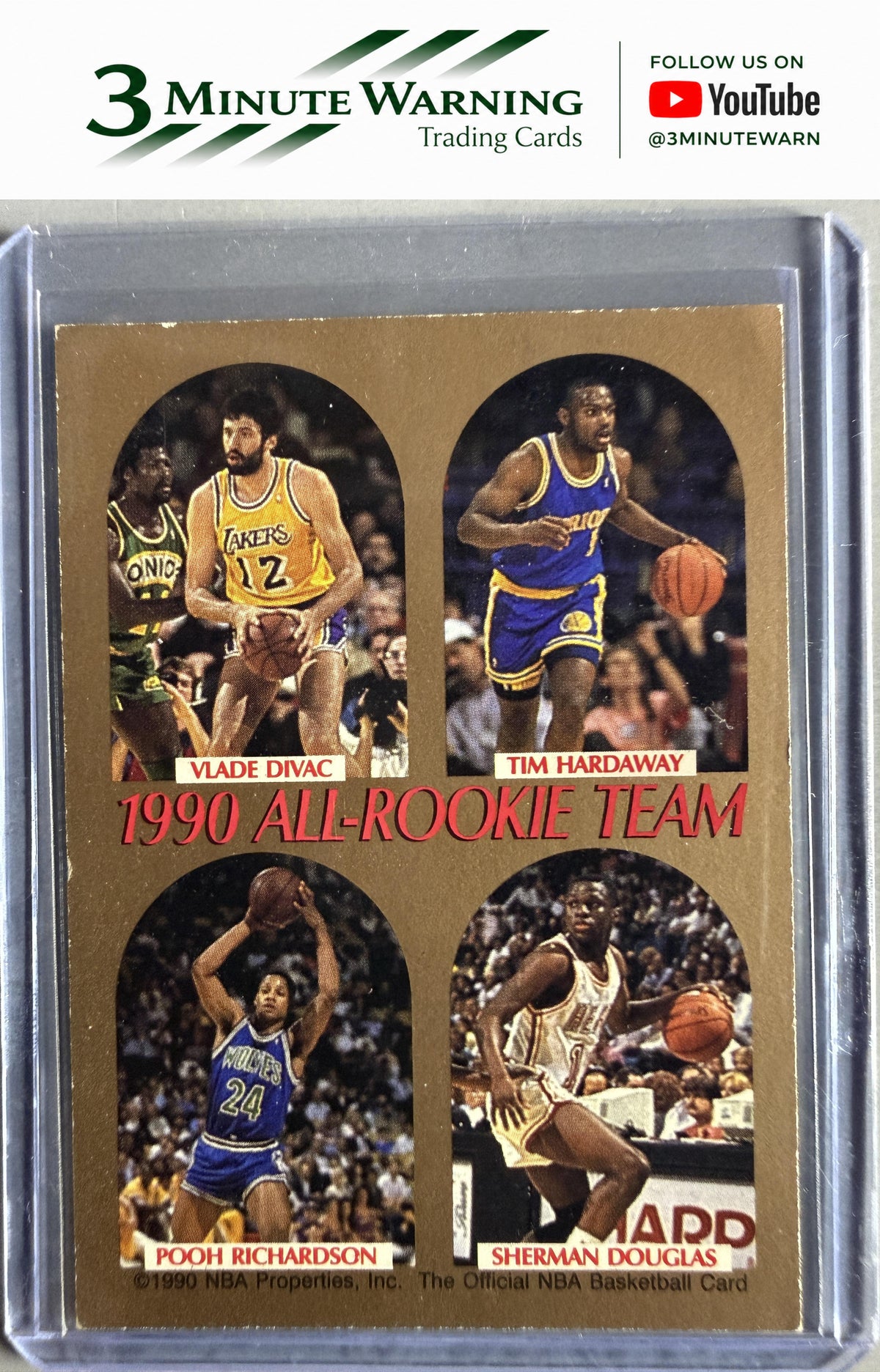 1990-91 Hoops #NNO Robinson / Divac / Hardaway / Richardson / Douglas