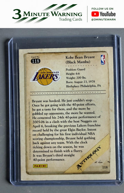 2012-13 Panini Kobe Anthology #118 Kobe Bryant