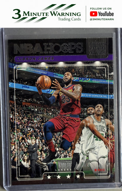2018-19 Hoops Winter #LCA-2 LeBron James Lights Camera Action