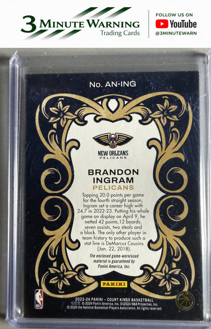 2023-24 Panini Court Kings #AN-ING Brandon Ingram Art Nouveau
