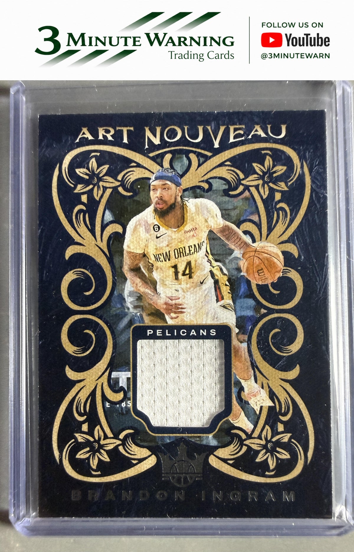 2023-24 Panini Court Kings #AN-ING Brandon Ingram Art Nouveau