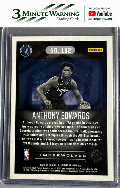 2020-21 Panini Illusions #152 Anthony Edwards