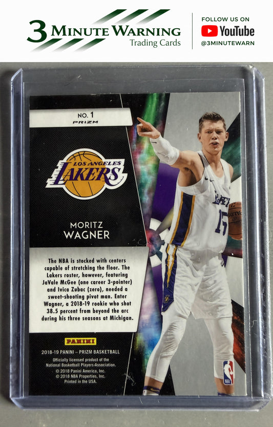 2018-19 Panini Prizm #1 Moritz Wagner Freshman Phenoms Green