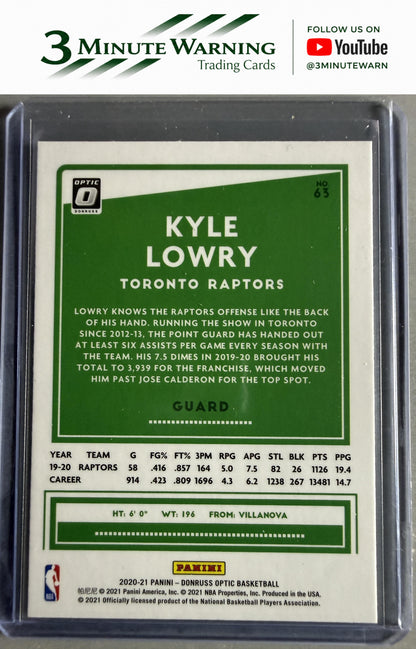2020-21 Donruss Optic #63 Kyle Lowry
