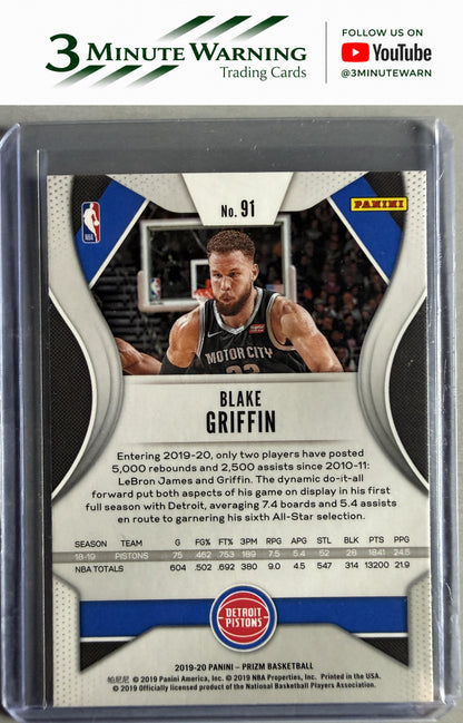 2019-20 Panini Prizm #91 Blake Griffin