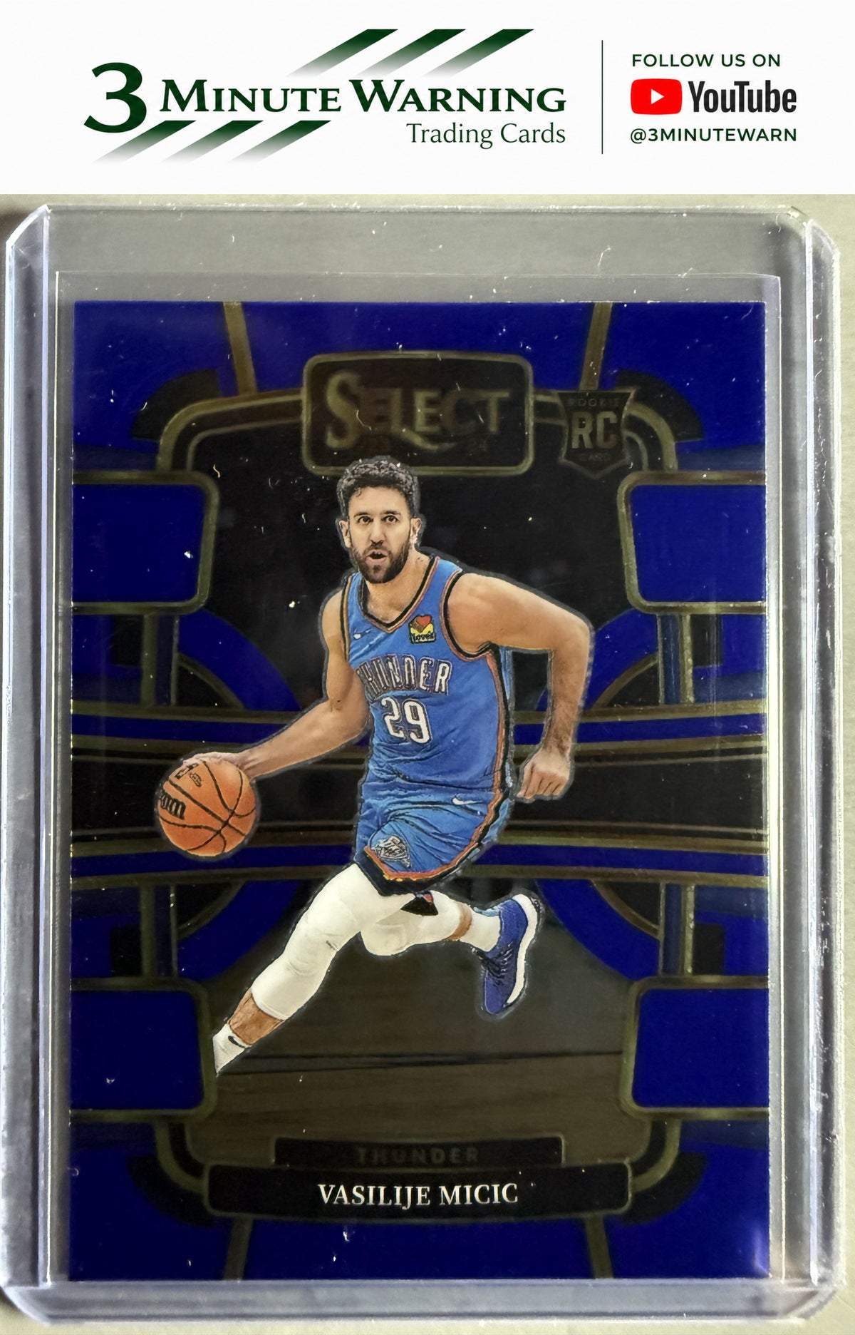2023-24 Panini Select #92 Vasilije Micic Blue (Retail Base)