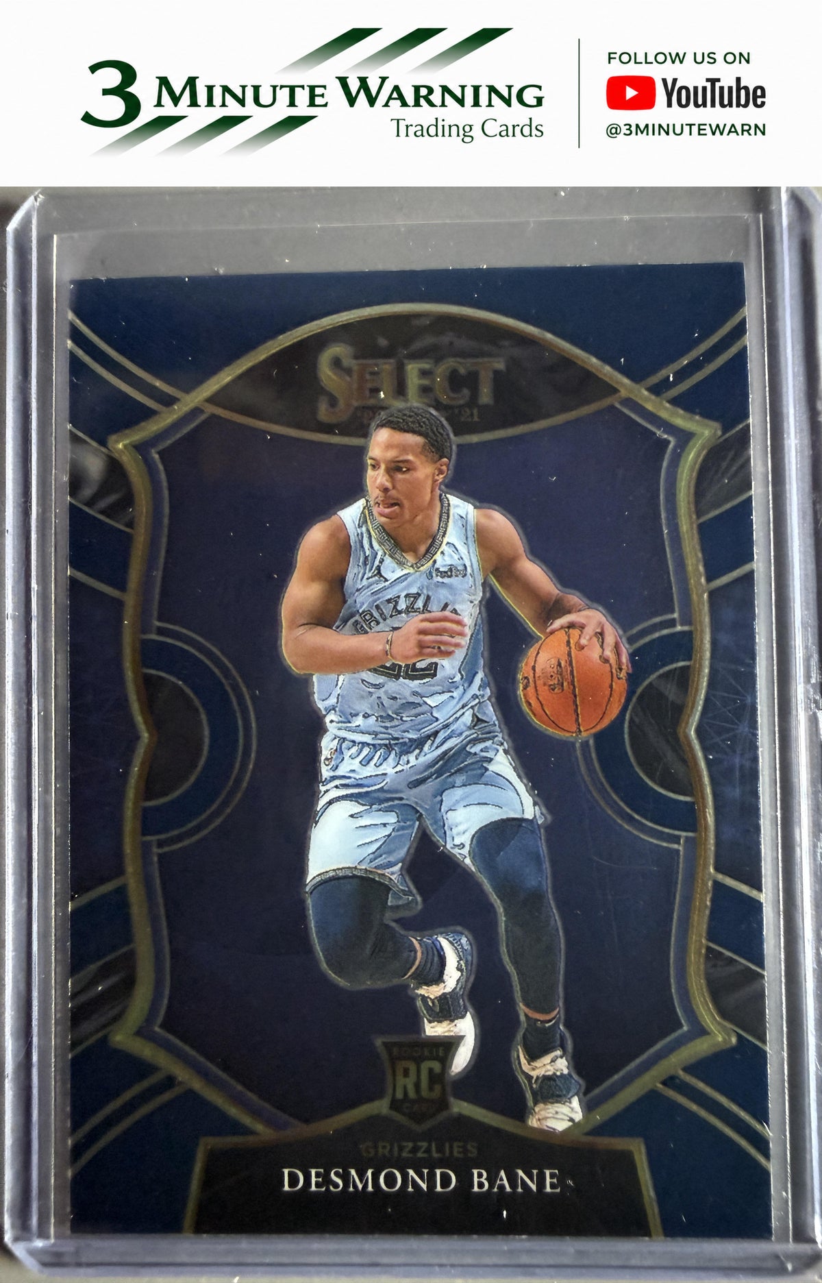 2020-21 Panini Select #90 Desmond Bane Blue