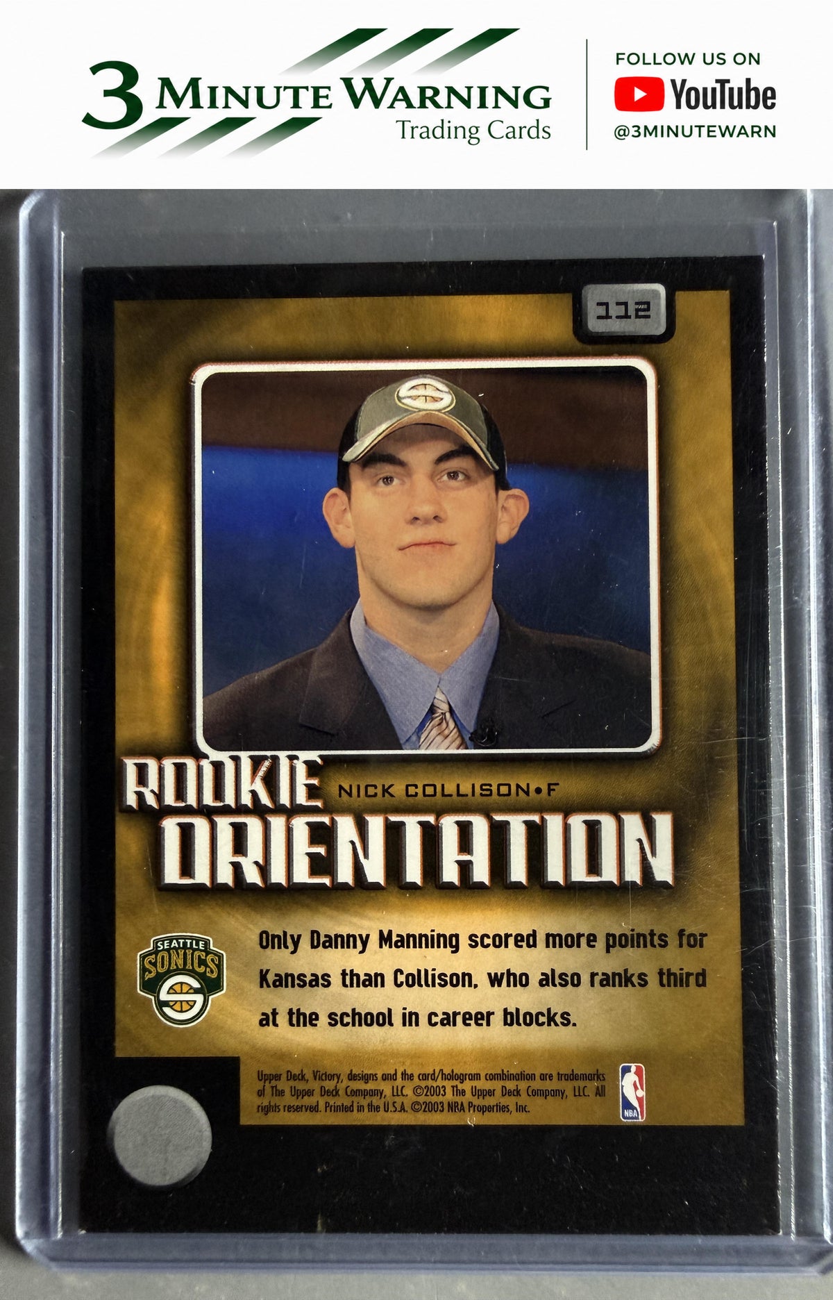 2003-04 Upper Deck Victory #112 Nick Collison