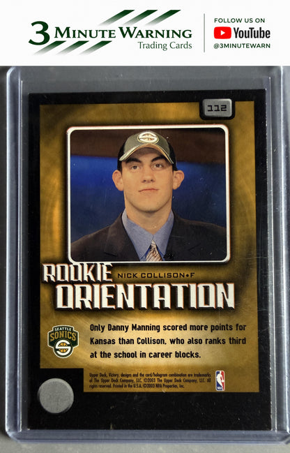 2003-04 Upper Deck Victory #112 Nick Collison