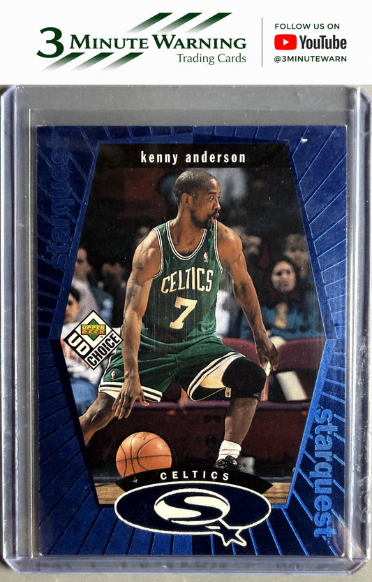1998-99 UD Choice #SQ2 Kenny Anderson StarQuest Blue