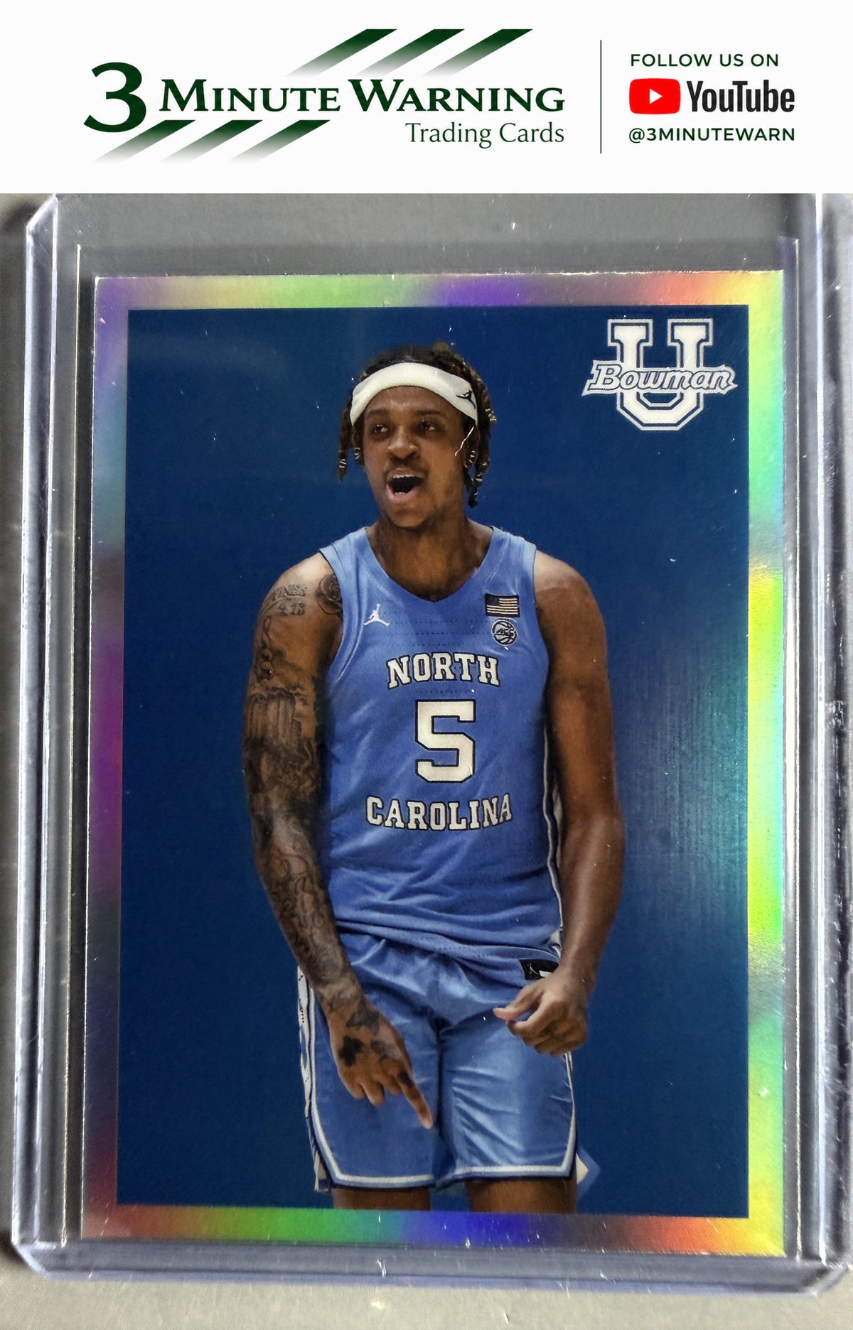 2022-23 Bowman University Chrome #09B-21 Armando Bacot 2009 Bowman