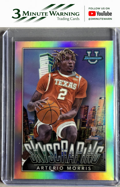 2022-23 Bowman University Chrome #S-8 Arterio Morris Skyscraping