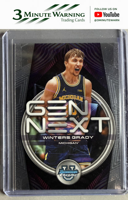 2025-26 Bowman #GN-24 Winters Grady Gen Next