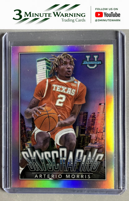 2022-23 Bowman University Chrome #S-8 Arterio Morris Skyscraping