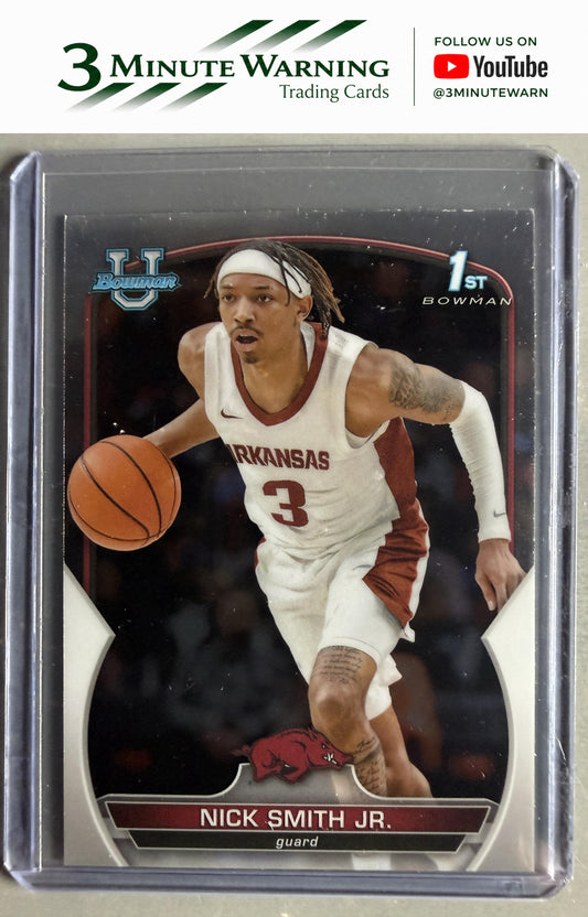 2022-23 Bowman University Chrome #1 Nick Smith Jr.