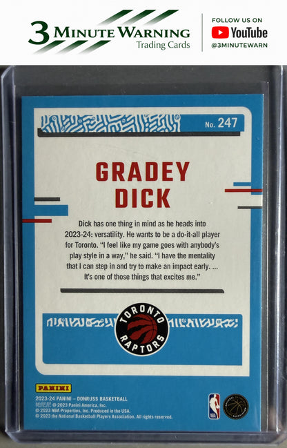 2023-24 Donruss #247 Gradey Dick