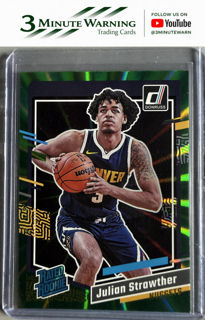 2023-24 Donruss #242 Julian Strawther Green Laser Holo