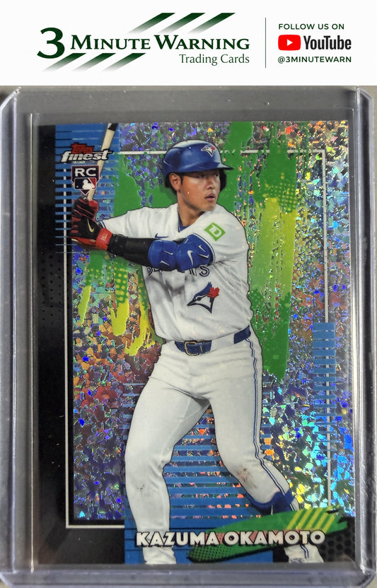 2026 Topps Finest #34 Kazuma Okamoto Mini Diamond Common