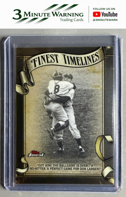 2026 Topps Finest #FT-21 Don Larson Finest Timelines