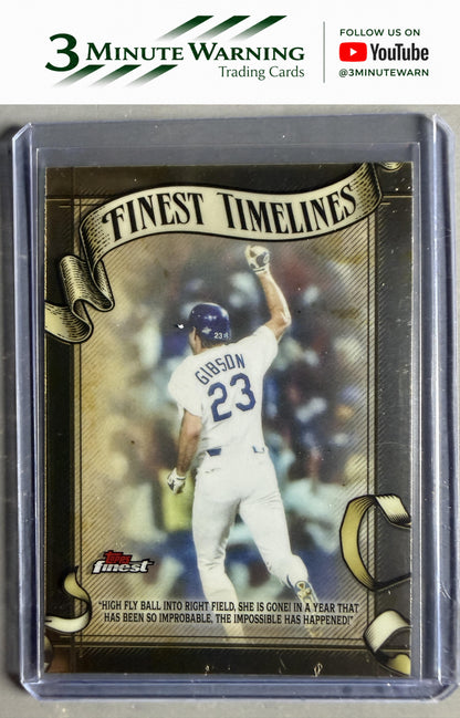 2026 Topps Finest #FT-22 Kirk Gibson Finest Timelines