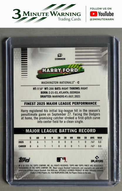2026 Topps Finest #93 Harry Ford Common